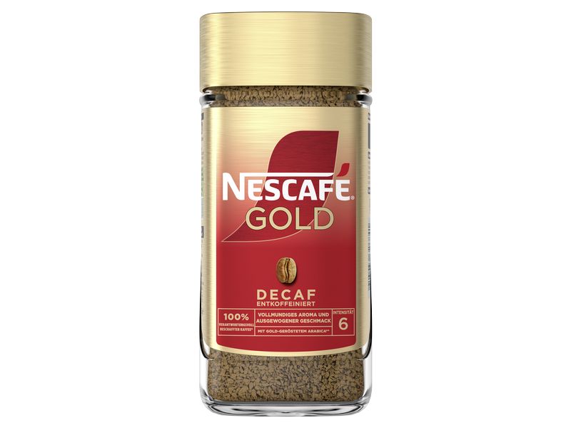 Nescafé Instant Kaffee Gold Decaf Glas 200 g