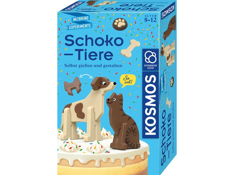 Kosmos Experimentierkasten Schoko-Tiere Bastelset fuer Schokolade