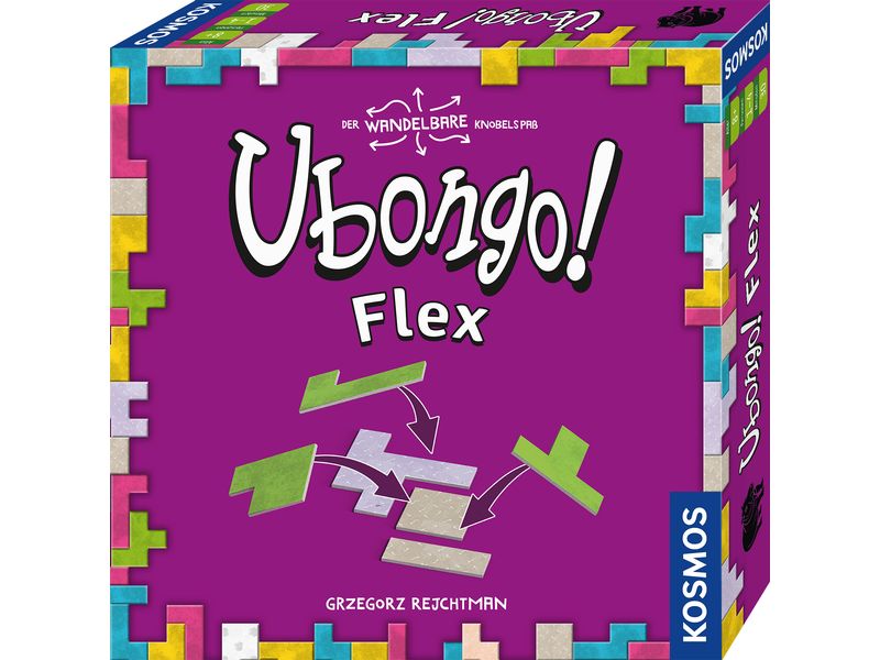Kosmos Knobelspiel Ubongo! Flex Brettspiel Familienspiel Lernspiel