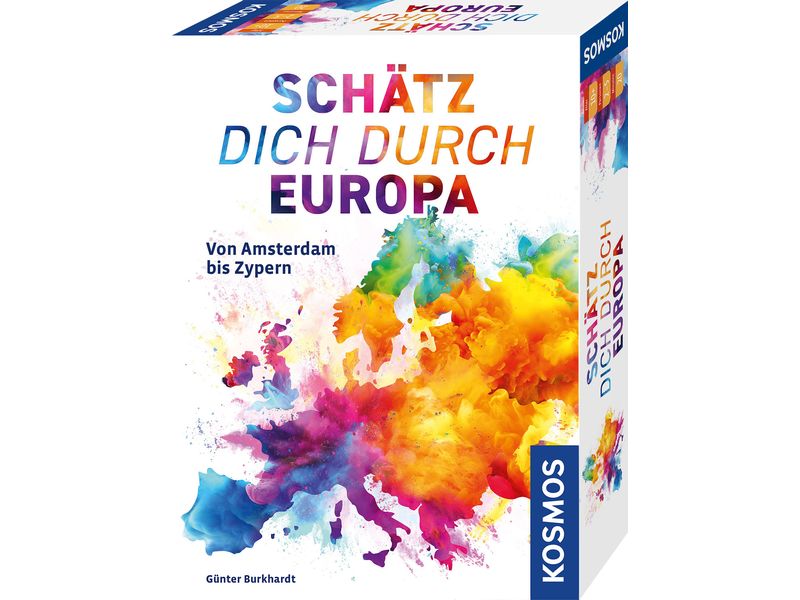 [2146241] Kosmos Kinderspiel Schätz dich durch Europa Mehrfarbig