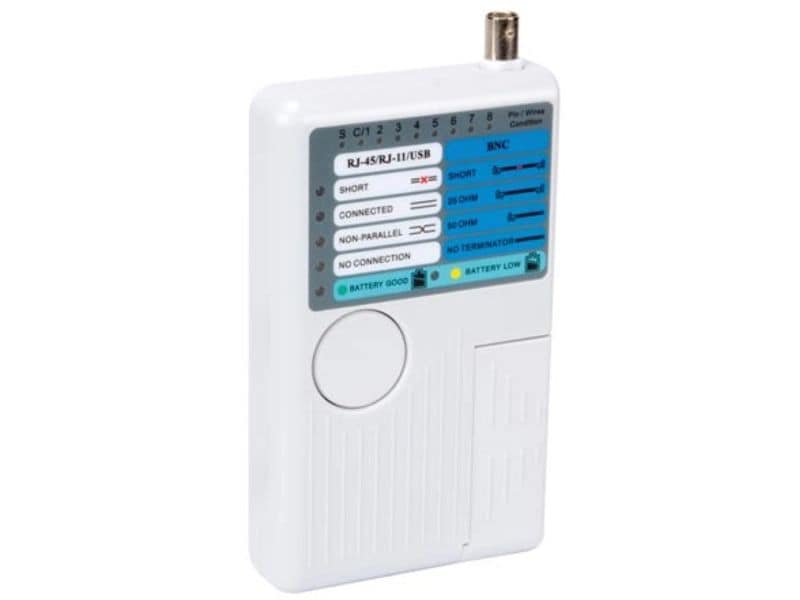 Velleman VTLAN7 LAN/USB/BNC, Kunststoff, weiss