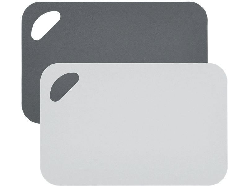 Zeller Present Schneidebrett-Set Anthrazit/Grau 19 cm  x 29 cm