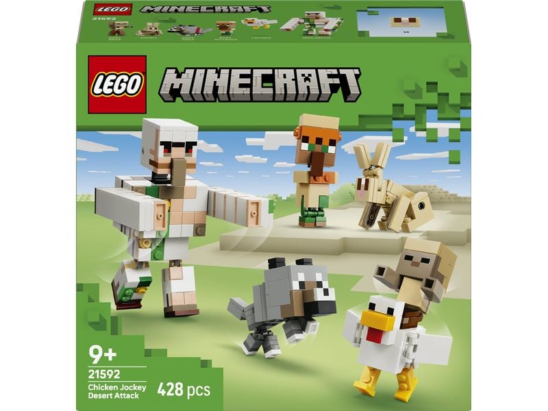 LEGO® Minecraft Angriff des Hühnerreiters in der Wüste 21592
