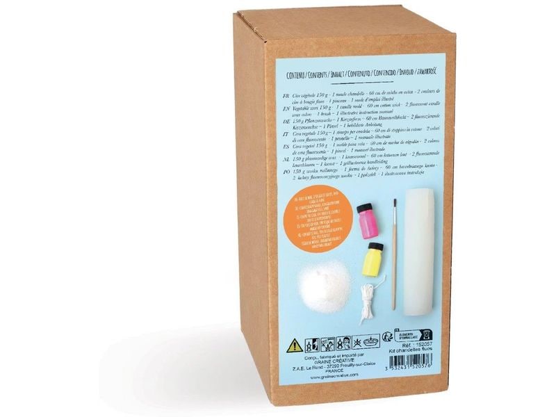 [2087801] Graine Créative Kerzen-DIY-Set Neon Stabkerzen