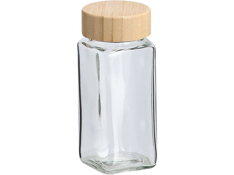 [2037351] Zeller Present Gewürzglas 120 ml Glas Bambus ø 4.5 x 10.5 cm