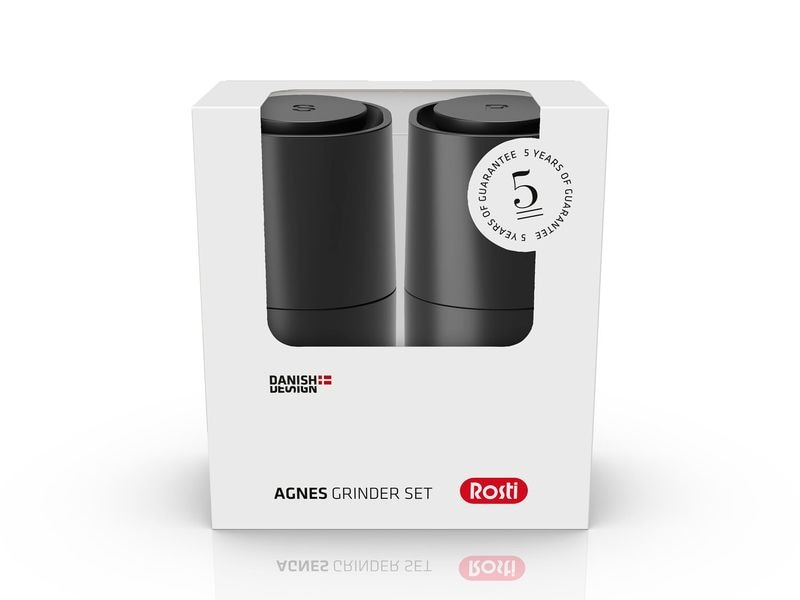 Rosti Salz- und Pfeffermühle Agnes 10 cm, Schwarz