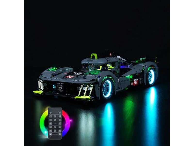 BrickBling LED-Licht-Set für LEGO® 42156 Peugeot 9 x 8 24H Le Mans