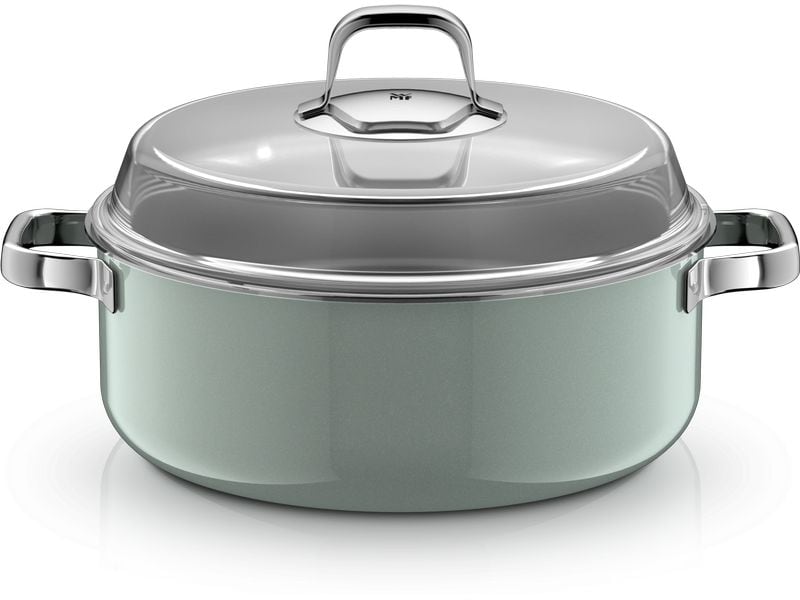 [2104622] WMF Kochtopf Fusiontec Mineral Pro 28 cm, Eukalyptusgrün