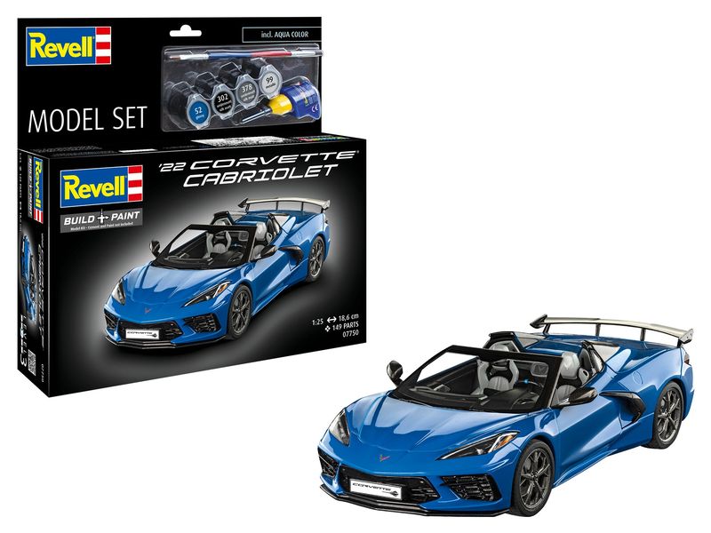 Revell Model Set Corvette C8 Cabriolet 1:25