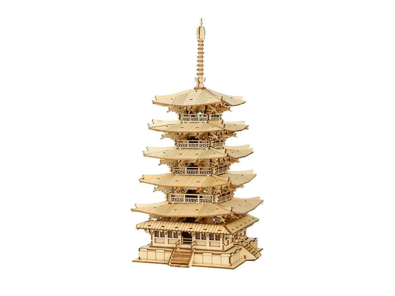 Rolife Bausatz Five-storied Pagoda Japanische Architektur 275 Teile