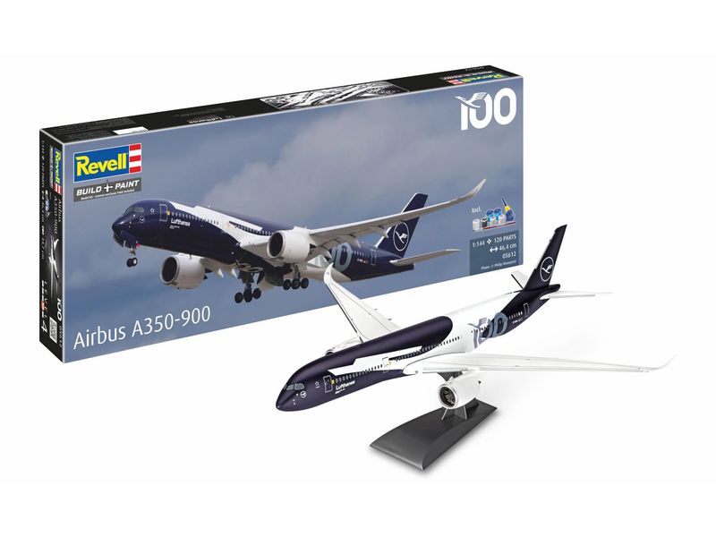 Revell Gift Set A350-900 - Lufthansa 100years 1:144