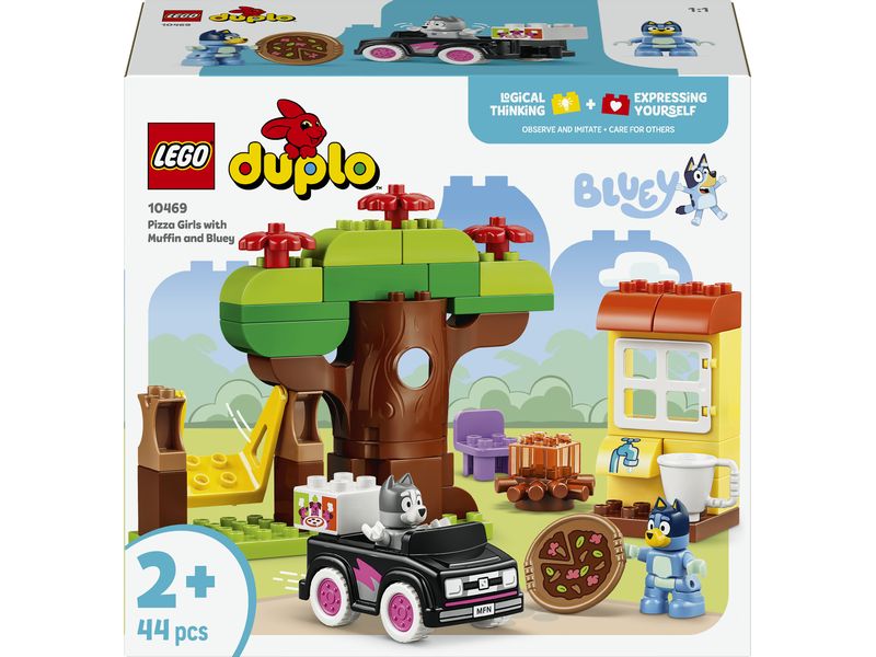 LEGO® DUPLO® Pizza-Schwestern mit Muffin und Bluey 10469