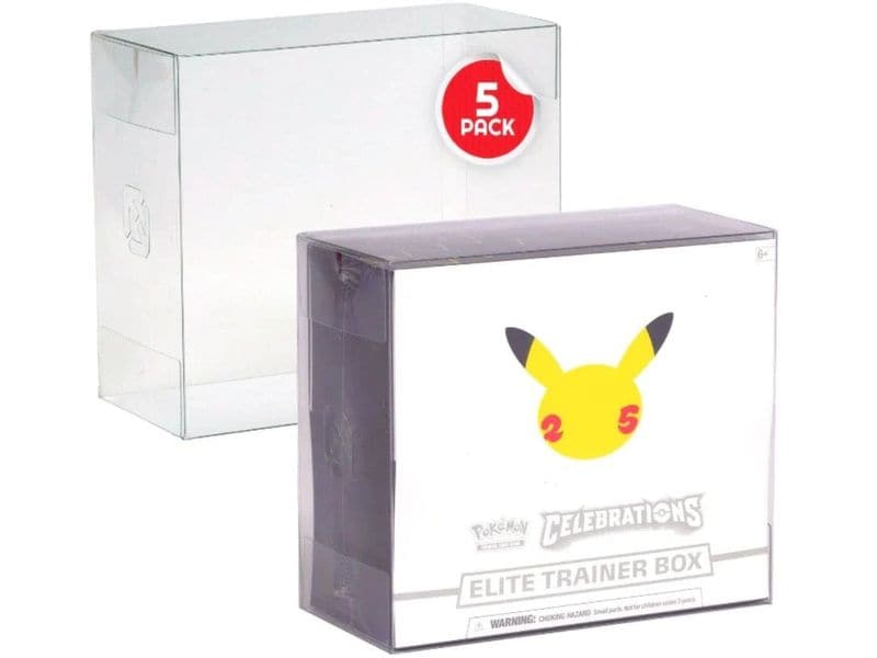 [2149102] EvoRetro Kartenbox PET Elite Trainer Boxen Ver. 2, 5er-Set