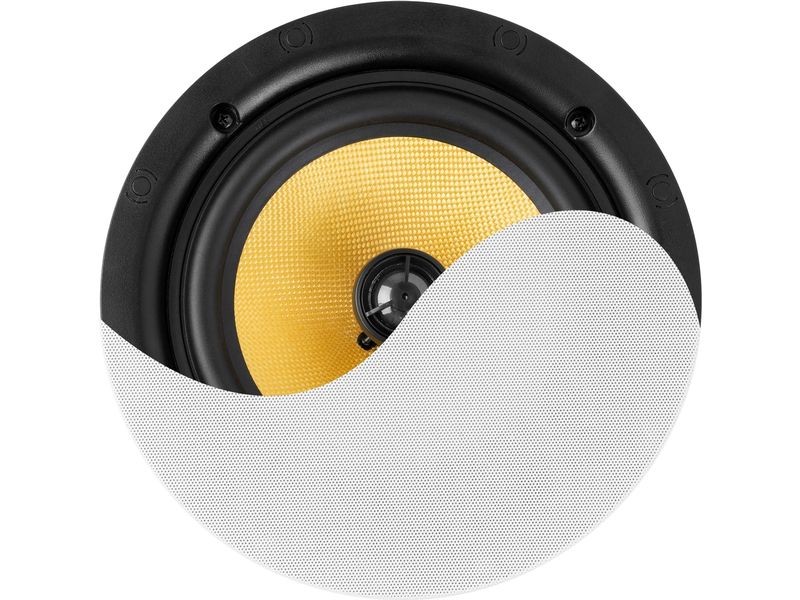 [2132206] Power Dynamics KVCS8 Deckenlautsprecher 2-Wege 8-Zoll Woofer Weiss