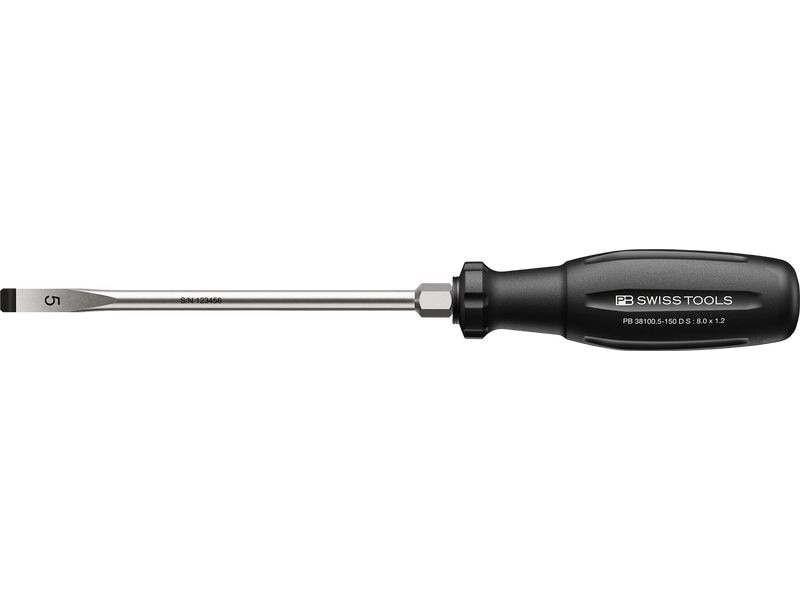 PB Swiss Tools Schlitz-Schraubenzieher PB 38100.5-150 D S Schlitz