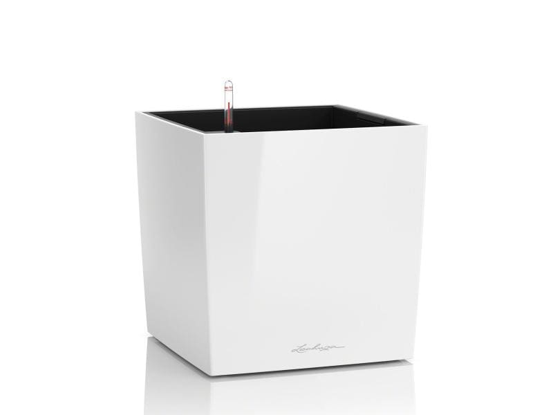 Lechuza Cube 50 Weiss hochglanz
