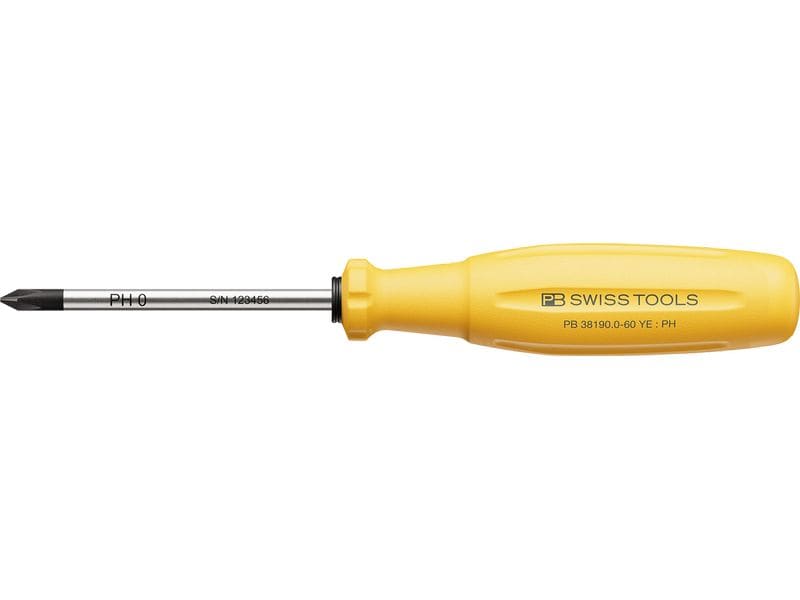 PB Swiss Tools Schraubenzieher SwissGrip Evo PB 38190.0-60 Gelb