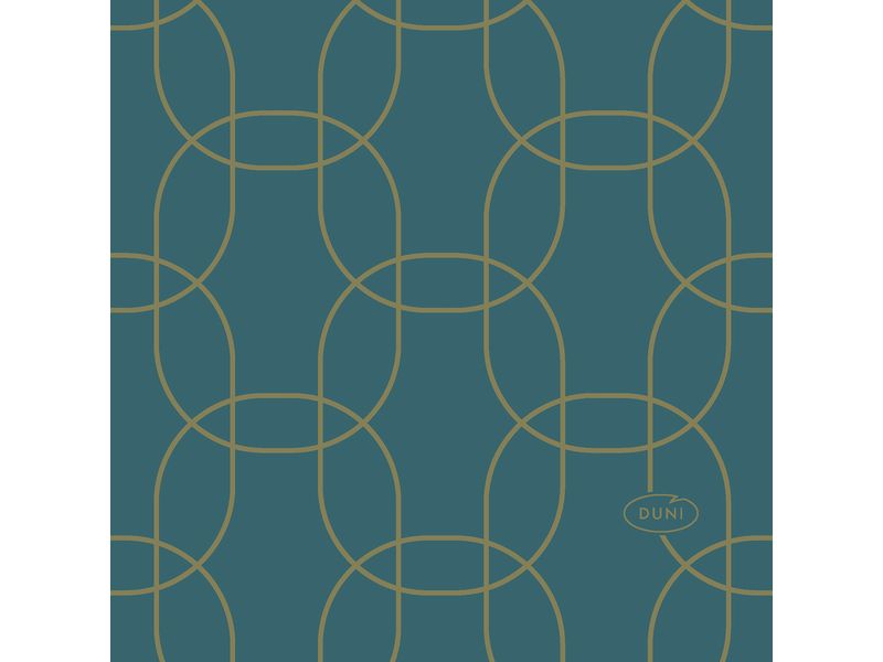 Duni Papierservietten Golden Deco 20 cm x 20 cm, 180 Stück