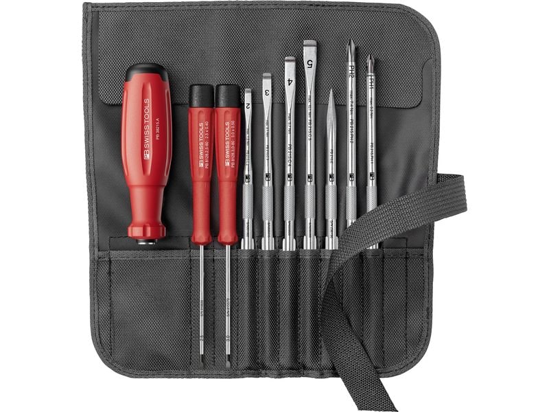 [2057856] PB Swiss Tools Wechselklingen-Set SwissGrip Evo PB 38218.BK 9-teilig