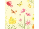 Duni Papierservietten Poppy Field 33 cm x 33 cm, 50 Stück
