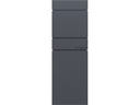 Holmberg Briefkasten 39.5 x 14.2 x 115 cm Anthrazit