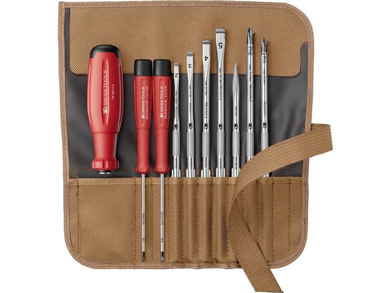 [2057860] PB Swiss Tools SwissGrip Evo Wechselklingen-Set PB 38218.TO Braun