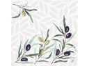 Duni Papierservietten Olive Garden 40 cm x 40 cm, 60 Stück