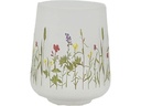 CHALET Windlicht Wiesenblumen 16 cm, Weiss