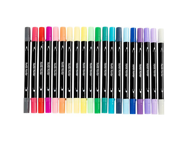 [2145622] Creativ Company Textil-Marker, Mehrfarbig