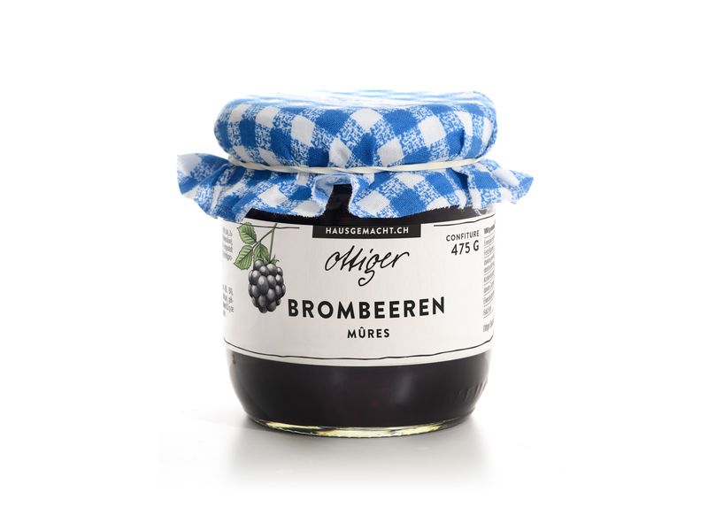 Ottiger Brombeer Konfitüre mit Fruchtstücken 475 g