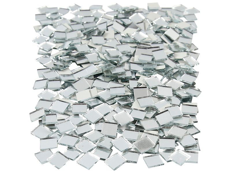 Creativ Company Spiegelmosaik 10 x 10 mm Dicke 2 mm 500 Stk
