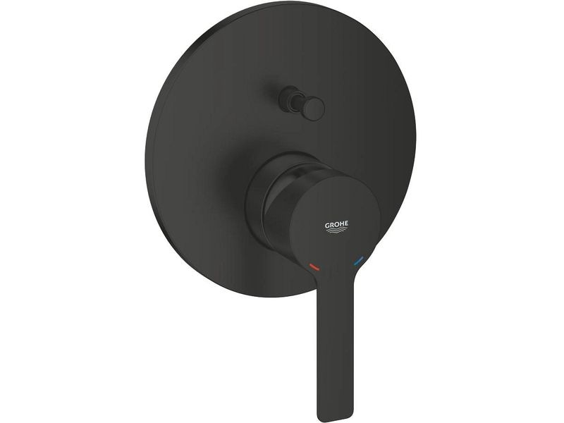 GROHE Lineare Wannenarmatur Schwarz