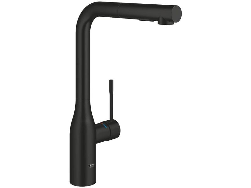 [2161603] GROHE Essence New Mattschwarz mit ausziehbarer Dual-Spülbrause