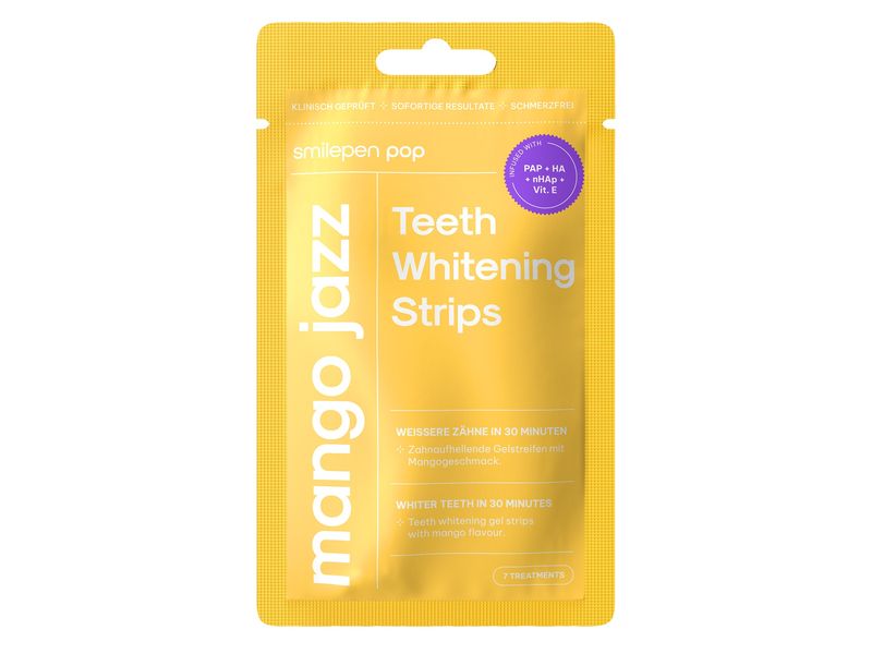 [1726216] Smilepen Bleaching Pop Mango Jazz Teeth Whitening Strips