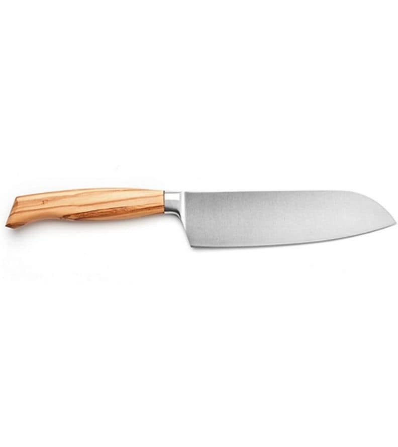 Wok Santokumesser Hellbraun