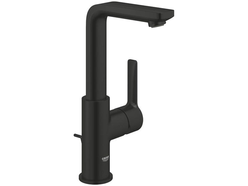 GROHE Lineare New L-Size mit Ablaufgarnitur Schwarz Matt