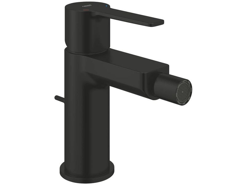 GROHE Lineare Mattschwarz S-Size mit Ablaufgarnitur