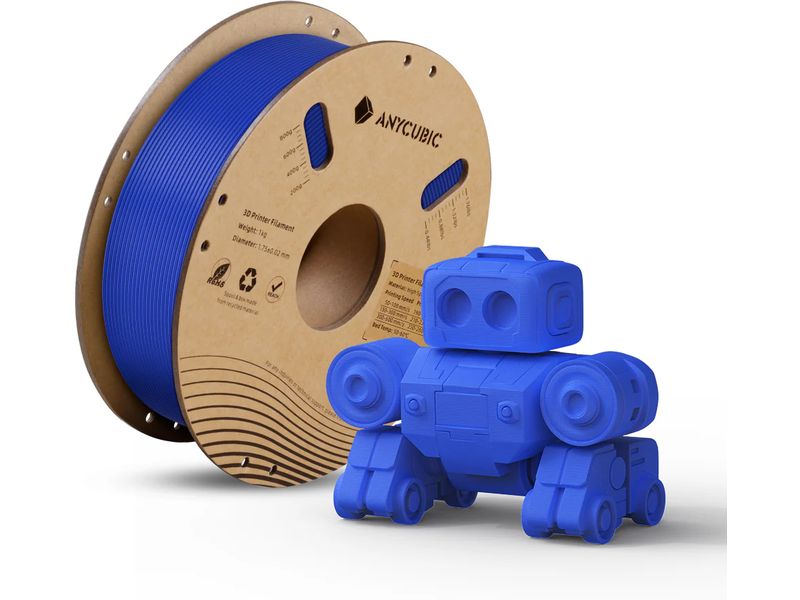 Anycubic Filament Anycubic PLA High Speed Blau 1.75 mm 1.125 kg