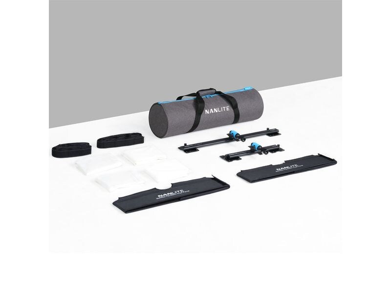 Nanlite Dual Panel Coupler Kit (PavoSlim) Schwarz