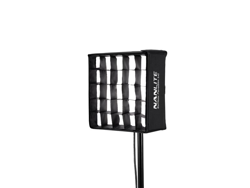 Nanlite Softbox, faltbar (PavoSlim) Faltbar, Quadratisch, Schwarz