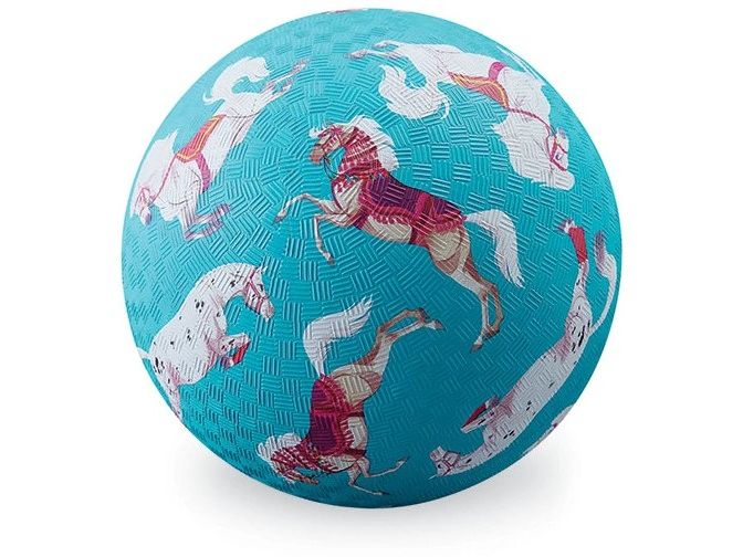 Crocodile Creek Spielball Pferde 13 cm Kunststoff Türkis