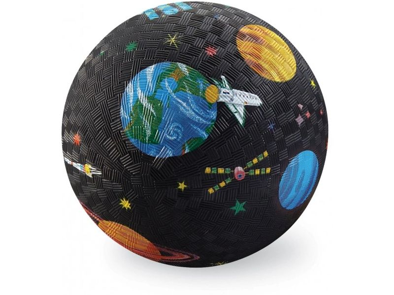 Crocodile Creek Gummiball Weltraum-Design, 13 cm