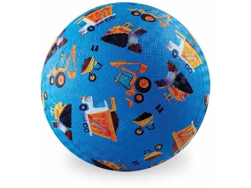 Crocodile Creek Spielball "7" Baustelle, Kunststoff, mehrfarbig, 18 cm