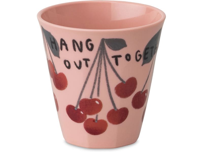 Koziol Trinkbecher Nora M Juicies Cherry 300 ml, 1 Stück, Rosa
