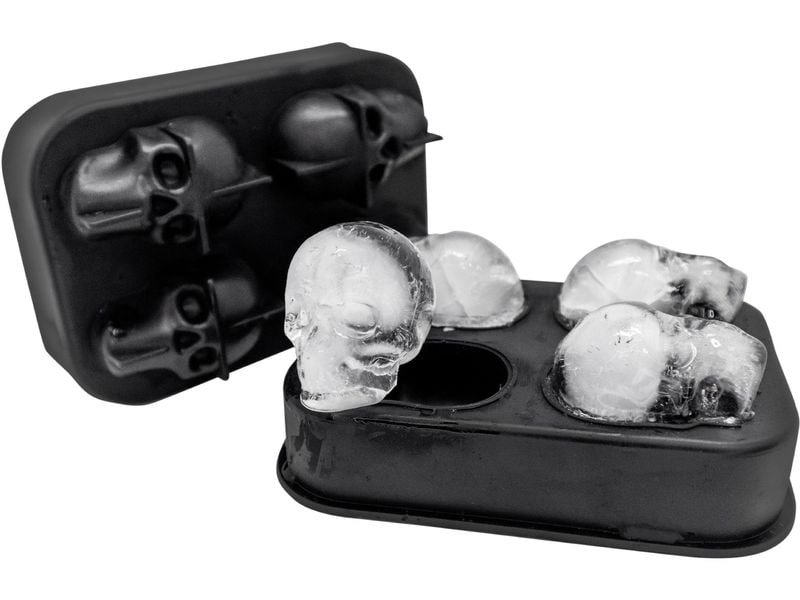 [2146765] Vin Bouquet Eiswürfelform Vin Bouquet Eiskugelform Totenkopf 4 Würfel