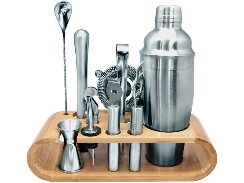 [2146772] Vin Bouquet Cocktail-Set Vin Bouquet Cocktail Set 0.5 l, Silber/Braun