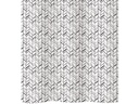 diaqua® Duschvorhang Chevron 180 x 180 cm, Schwarz/Weiss