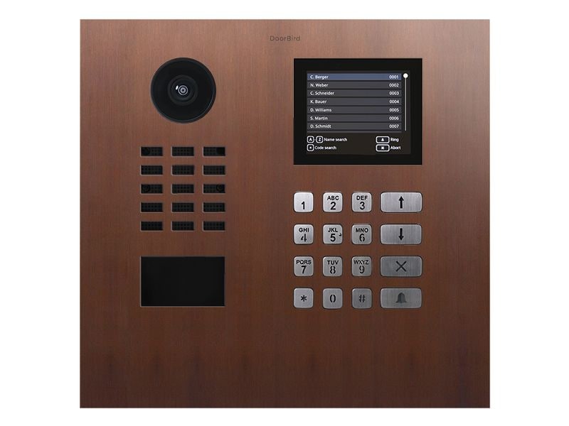 [2165496] Doorbird D22DKH IP Video Türsprechanlage Baubronze