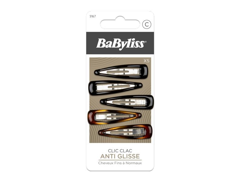 Babyliss Haarclips Anti-Rutsch