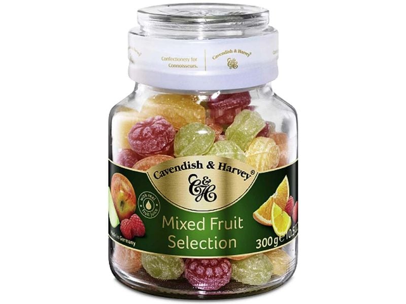 Cavendish & Harvey Mixed Friut Selection Bonbons im Glas 300 g